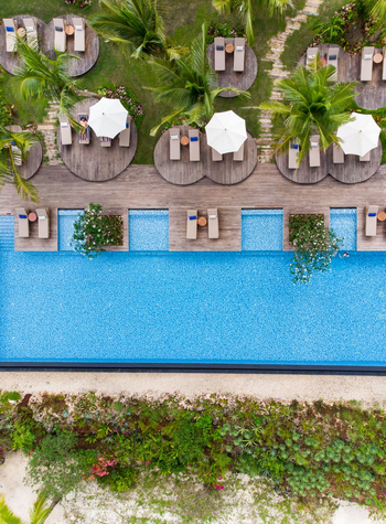 Zuri Zanzibar: Pool von oben