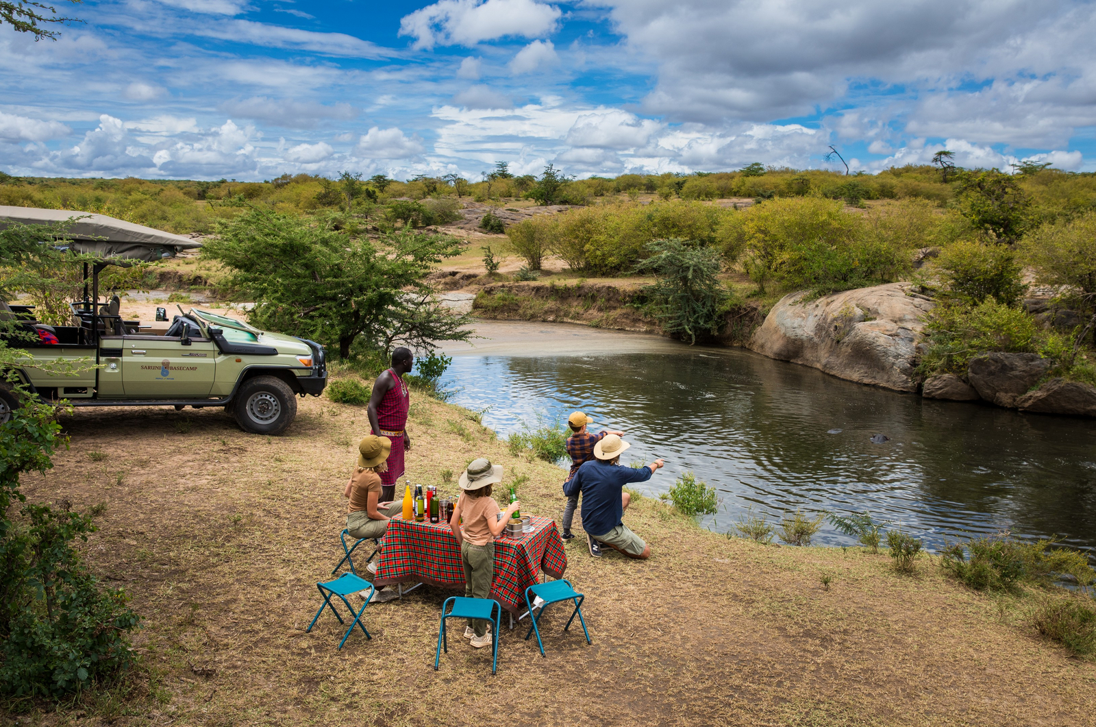 Basecamp Masai Mara Basecamp Masai Mara: Nilpferd in Gewässer