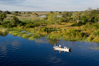 Jacana Camp: Motorboot