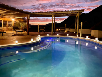 Desert Homestead Lodge Desert Homestead Lodge: Abend