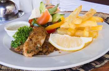 Mukambi Safari Lodge: Essen