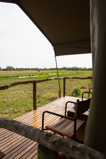 Sango Safari Camp: Blick auf den Khwai River