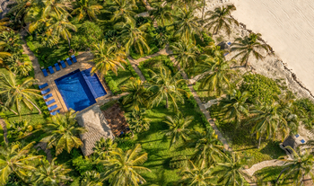 The Palms: Hauptbereich von oben