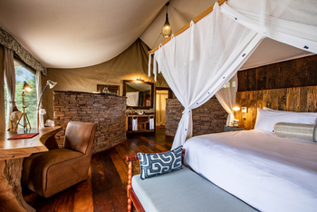 The Zanji Suite at Tembo Plains: Überblick Schlafzimmer