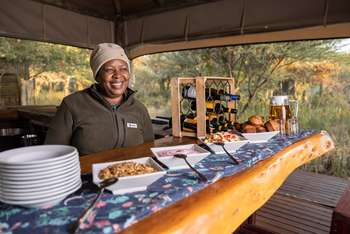 Boteti Tented Safari Lodge: Frühstück