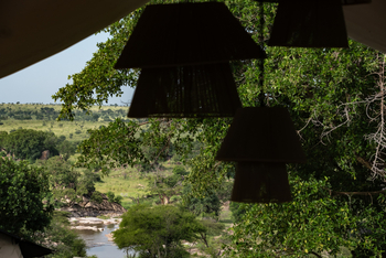 Elewana Serengeti Migration Camp: Blick auf den Fluss aus dem Camp