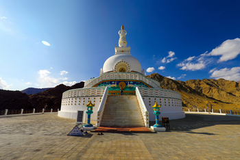 Ladakh: Shanti-Stupa in Leh