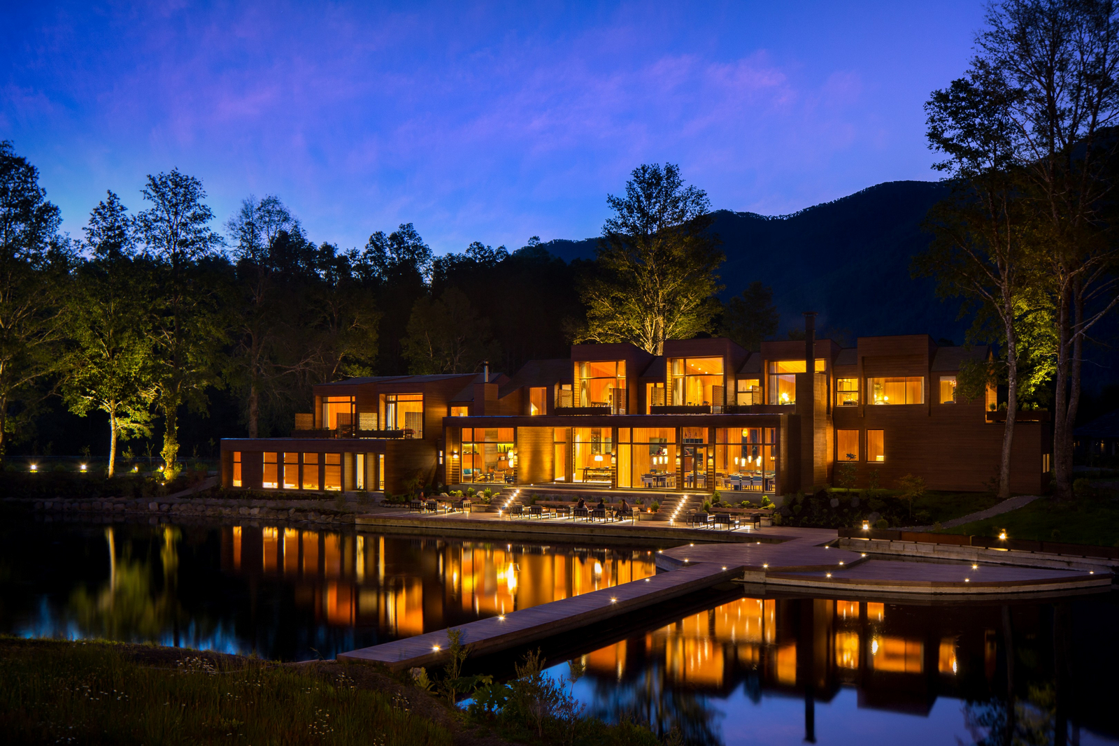 andBeyond Vira Vira Lodge andBeyond Vira Vira Lodge: Nachtansicht