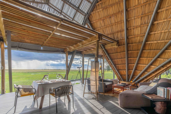 King Lewanika Lodge: Loungebereich