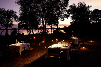 Laba Siwandu Camp: Dinner al fresco
