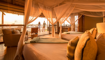 Leroo La Tau Lodge: Gästechalet - Einzelbetten