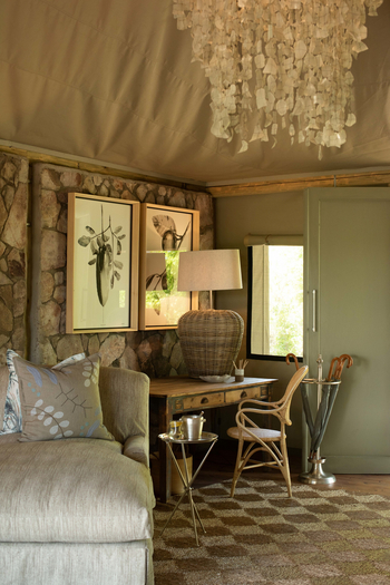 Mpala Jena Camp: Schreibtisch