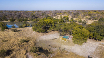Mukambi Fig Tree Bush Camp: Luftbild