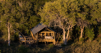 Sable Alley Camp: Schrägsicht Gästezelt