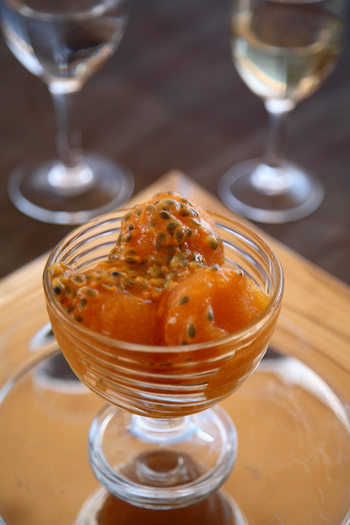 Saruni Rhino Camp: Sorbet Eis mit Passionsfrucht