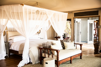 Chikwenya Camp Chikwenya Camp: Kaffee am Bett