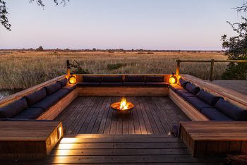 Kazile Island Lodge: Feuerschale