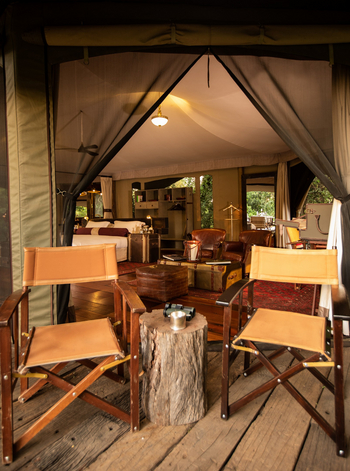 Mara Plains Camp: Director's Chairs