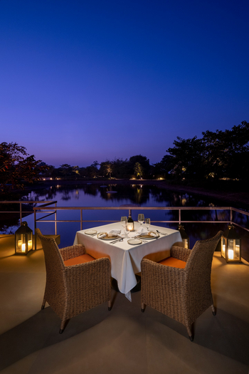 The Oberoi Vindhyavilas Wildlife Resort: Private Dining