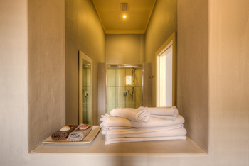 Villa Margherita: Bad mit Handtüchern