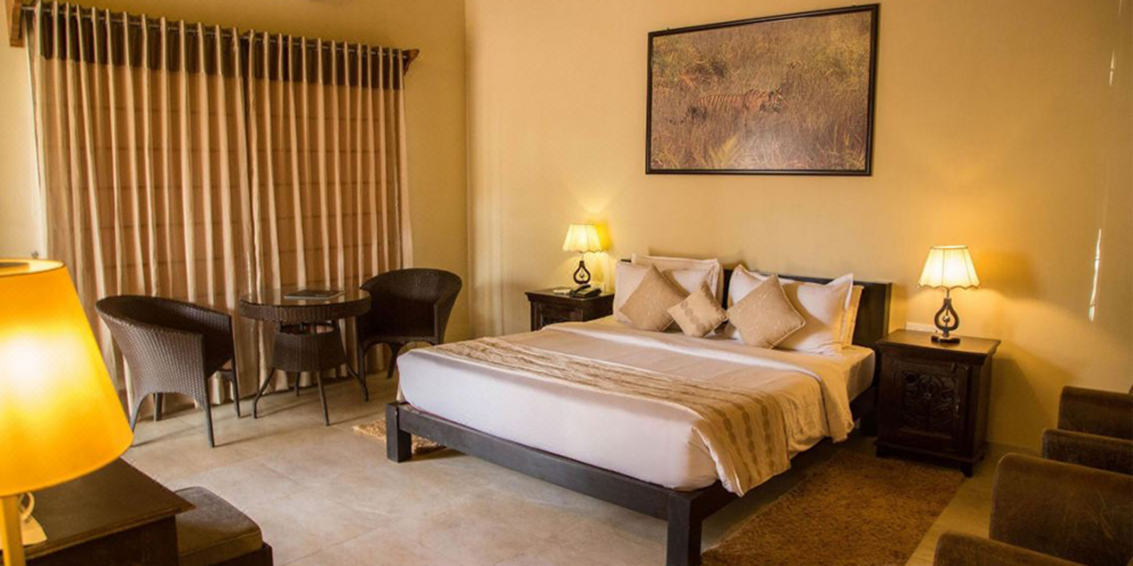 Jharana Jungle Lodge Jharana Jungle Lodge: Doppelbett