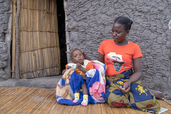 King Lewanika Lodge: Frau und Kind