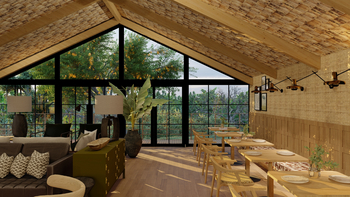 Laba Ngorongoro Crater: Lounge und Essbereich