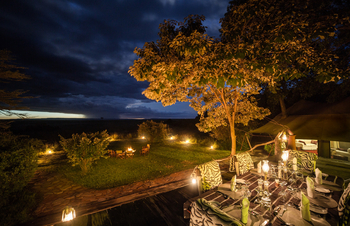 Mara Plains Camp: Dinner im Freien