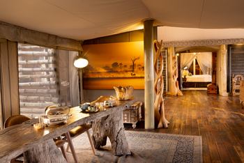 Sitatunga Private Island Suite: Eingangsbereich