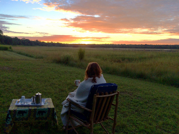 Wasa Lodge: Sonnenaufgang