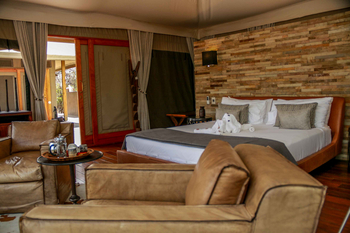 Koro River Camp: Doppelbett