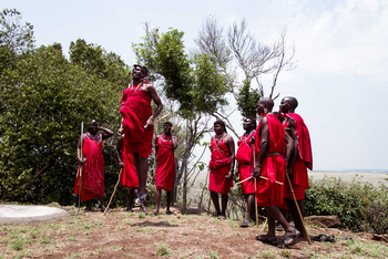 Mara Serena Safari Lodge: Massai Männer