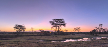 Ol Pejeta Bush Camp: Mount Kenya hinter dem Camp