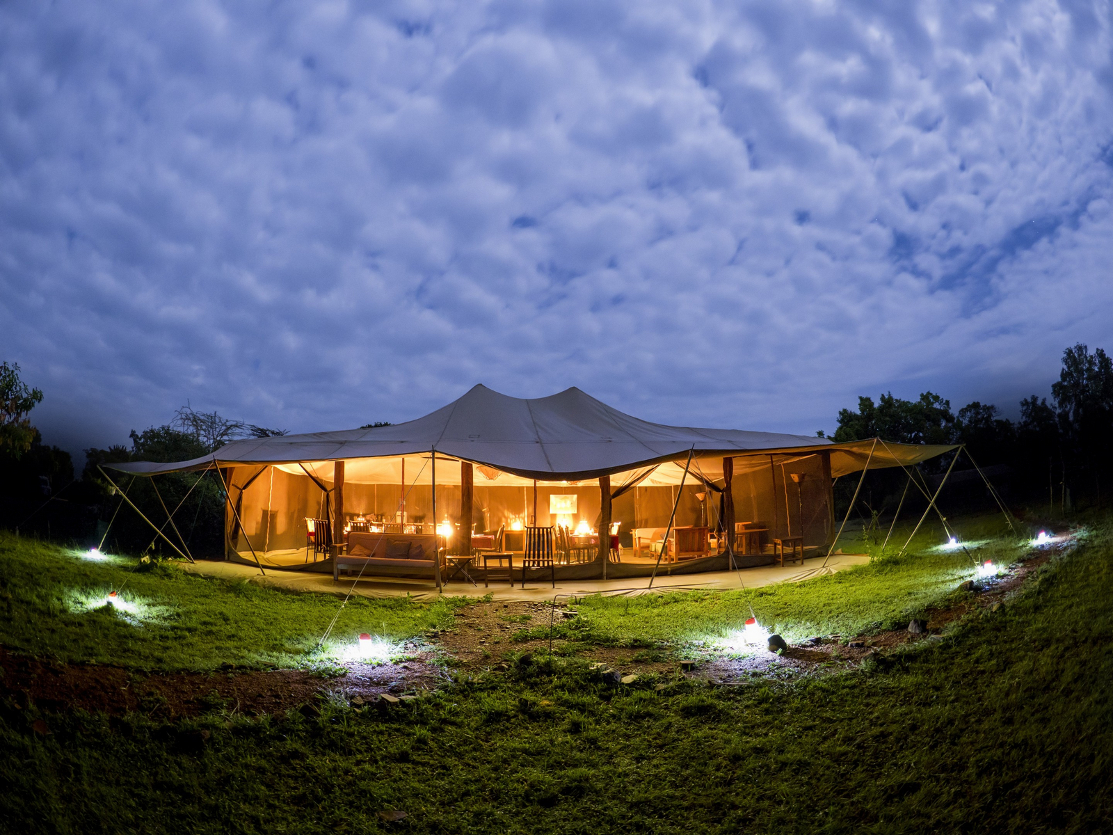 Porini Lion Camp Porini Lion Camp: Hauptzelt