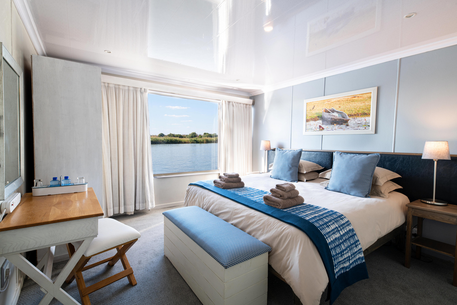 Chobe Princess Chobe Princess: Weitwinkel Standard Cabin