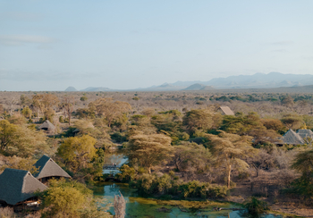 Finch Hatton's Lodge Finch Hatton's Lodge: Panorama der Anlage
