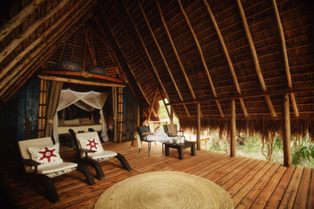 Greystoke Mahale: Interior Gästezelt