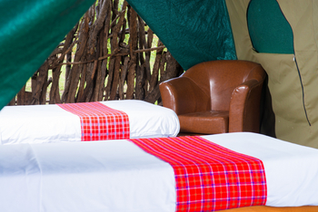 Kidepo Savannah Lodge: Safarizelt Einzelbetten