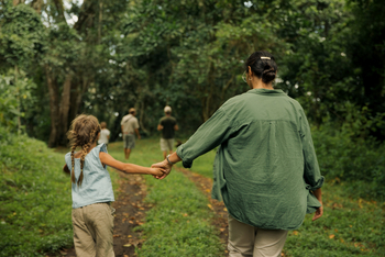 Koroi Forest Camp: Frau und Kind