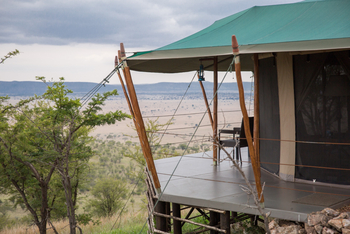 Ole Serai Camp Seronera: Ausblick vom Gästezelt