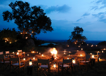 Serengeti Bushtops: Lagerfeuer