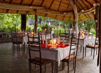 Thamalakane River Lodge: Restaurant