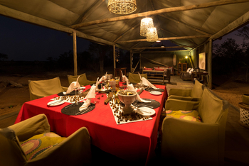 Hwange Bush Camp: Dinner Table