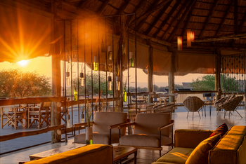 Lake Burunge Baobab Tented Lodge: Loungebereich