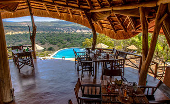 Mihingo Lodge: Restaurant