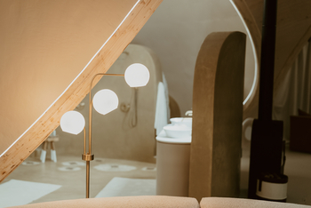 Reverie Kalahari Pod: Gästebad