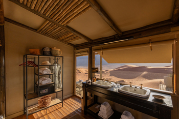 Wolwedans Desert Lodge: Gästebad