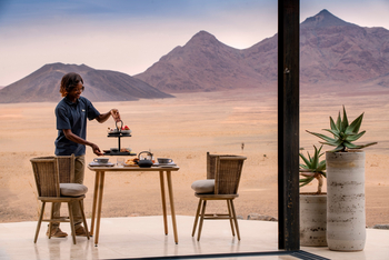 andBeyond Sossusvlei Desert Lodge: Frühstück