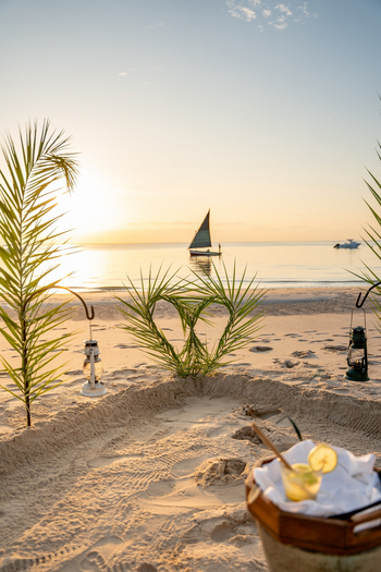 Azura Benguerra Island: Strandcocktails