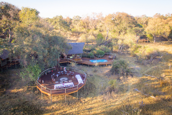 Rra Dinare Camp: Schrägsicht